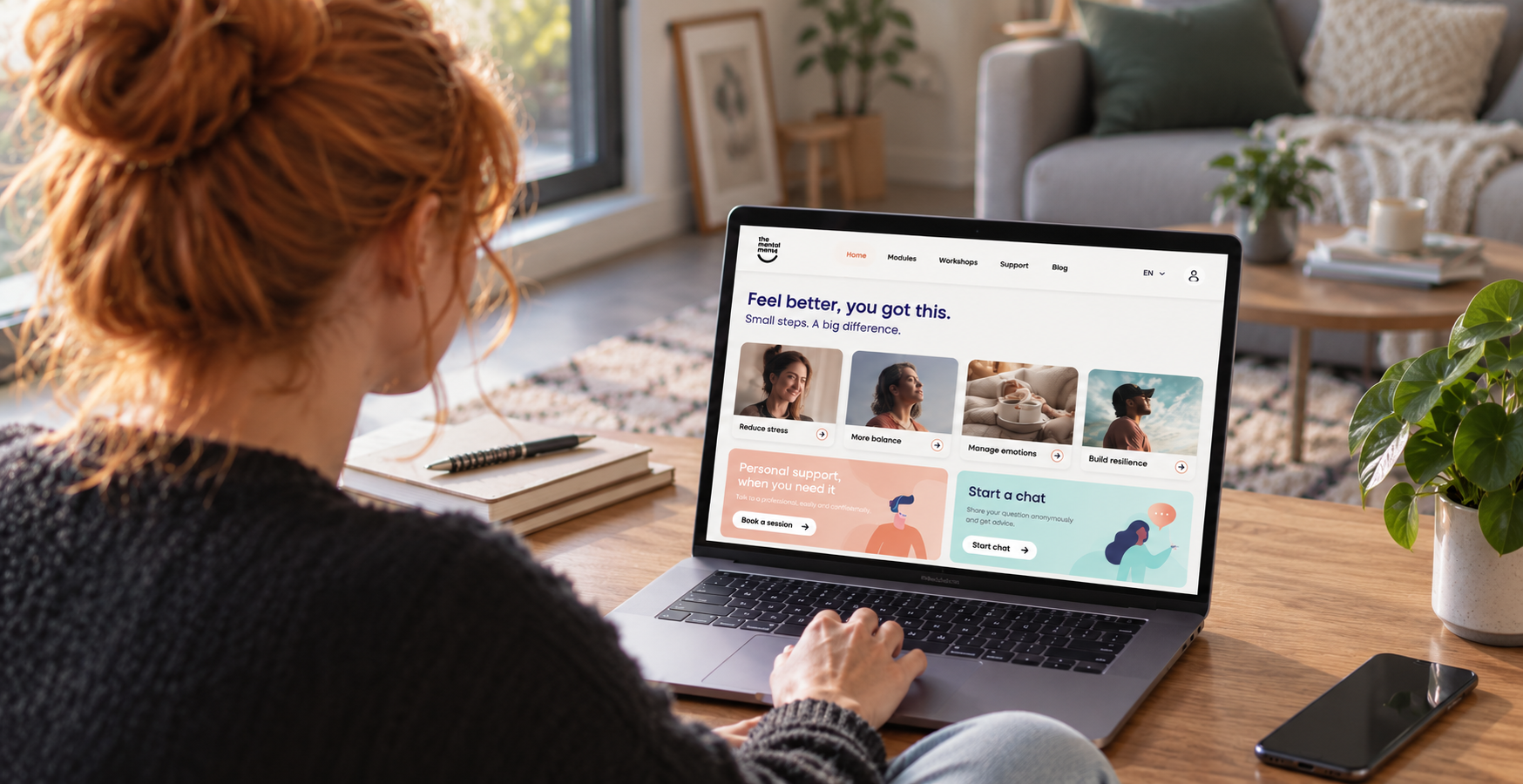 Making mental health support easier to access