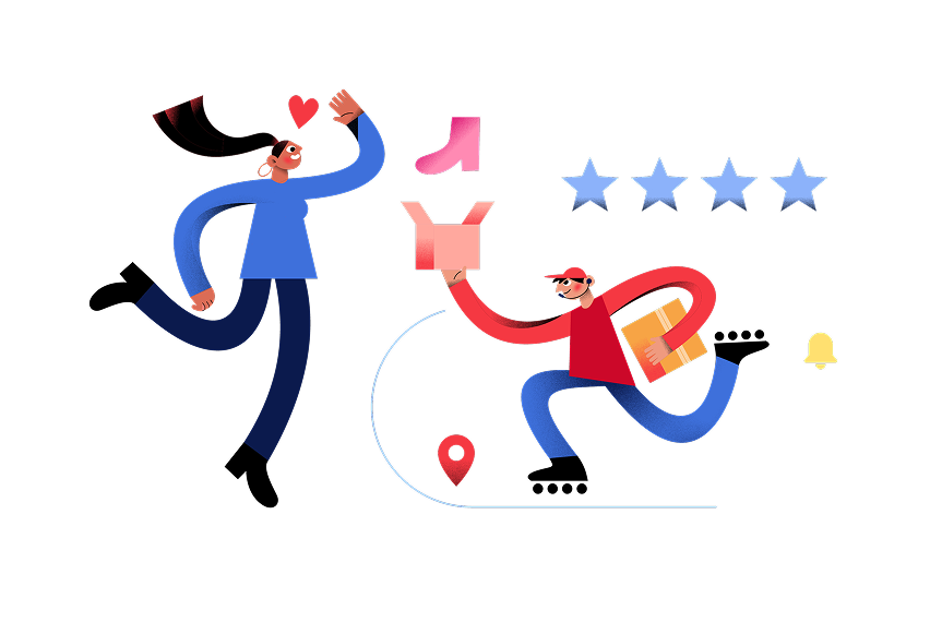 Customer centric illustration